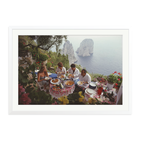 Slim Aarons 'Dining Al Fresco On Capri'